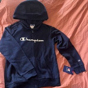 Champion Navy Blue Kids Hoodie